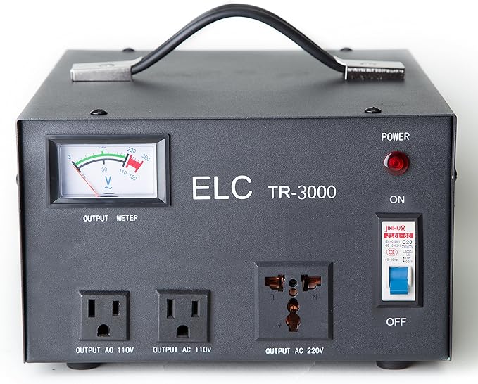 ELC TR-3000 3000 Watt Voltage Regulator with Transformer