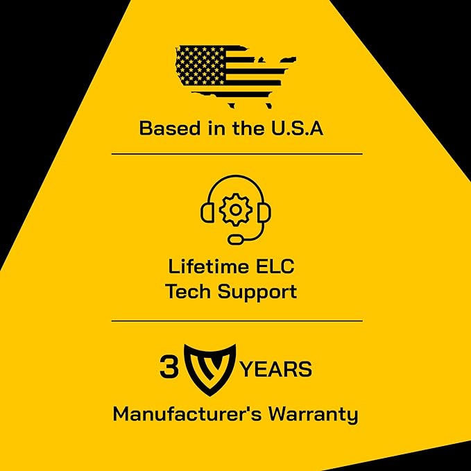 ELC T Series 3000 Watt Voltage Converter Transformer - Step Up/Down - 110v to 220v / 220v to 110v Power Converter - Circuit Breaker Protection, CE Certified [3-Years Warranty]